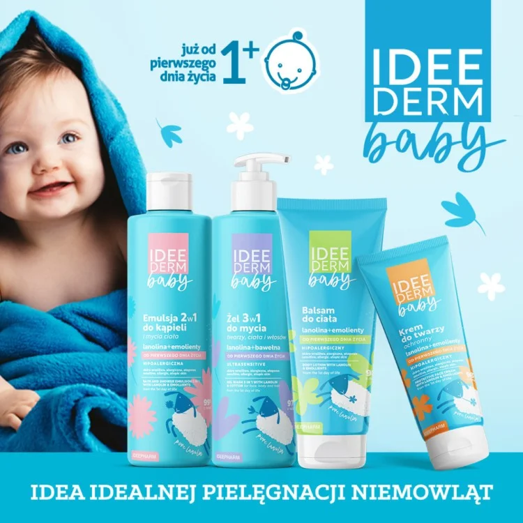 Ideepharm Idee Derm Baby Body Lotion With Lanolin Emollients From The